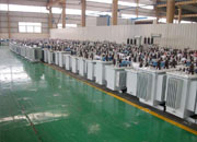 黔南油浸式变压器成品车间